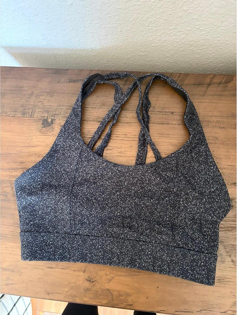 Zyia Active grey sports bra size S. No removable pads